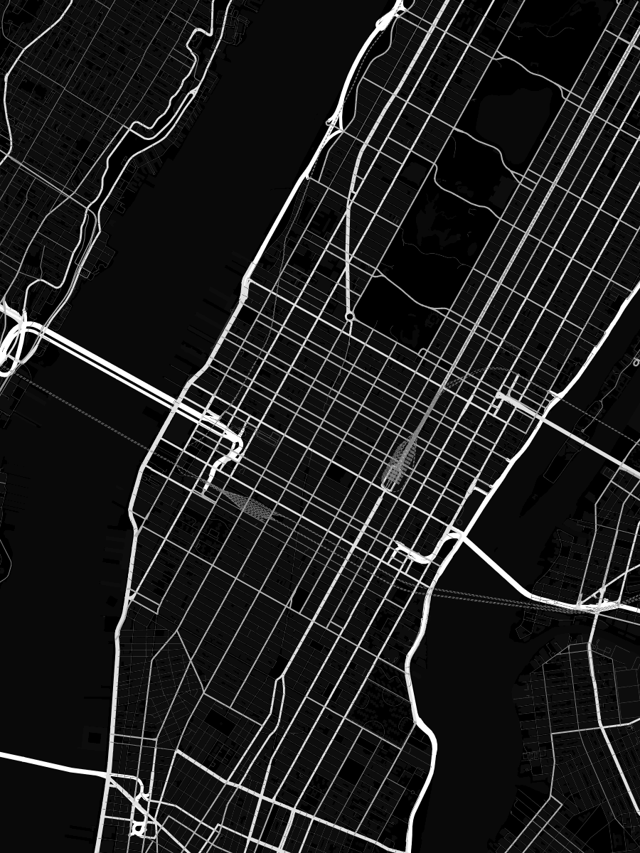 Brooklyn map poster by Inkroads